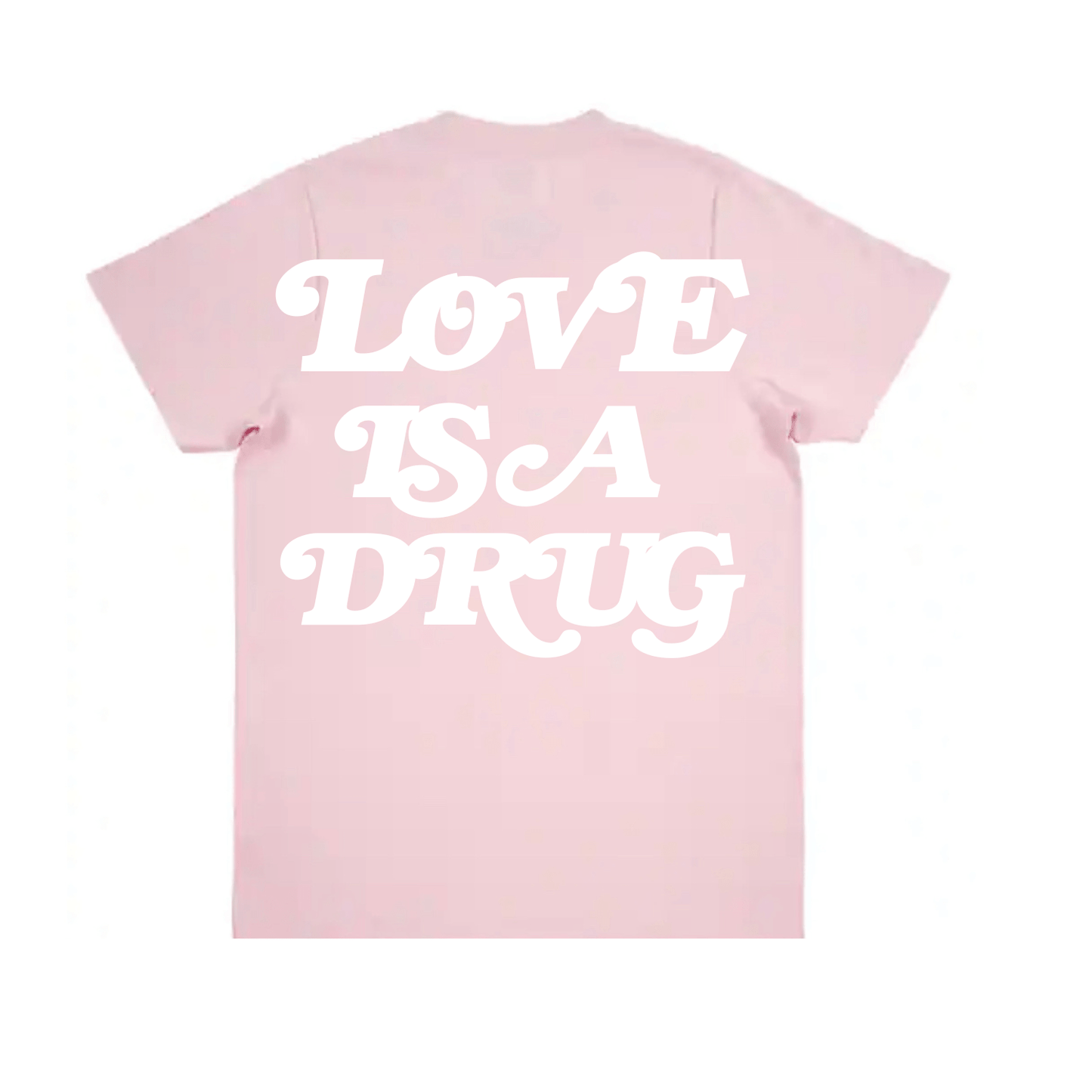 LOVE IS A DRUG TEE-PINK PANTHER