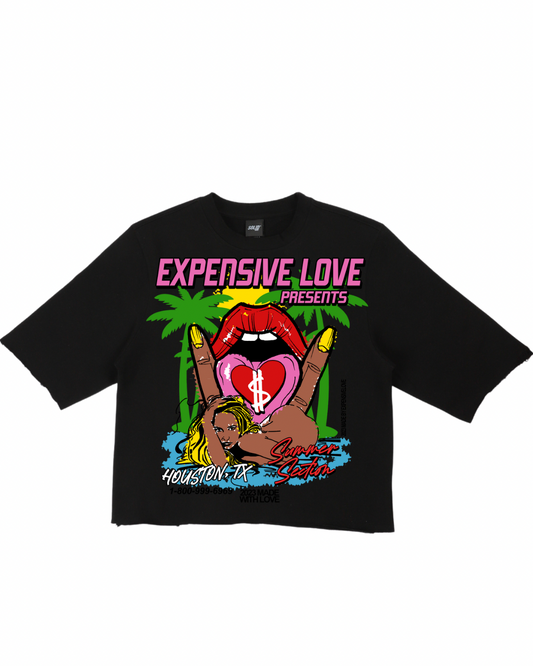 Expensive Love Cropped Crewneck