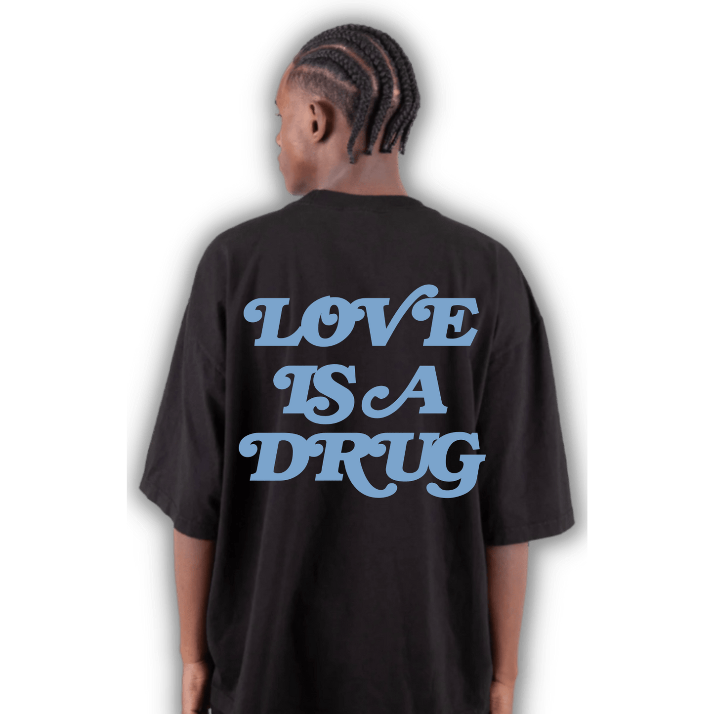 Short Sleeve Love Is A Drug Tee - Expensive Love Clothing