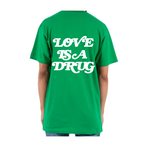 Short Sleeve Love Is A Drug Tee - Expensive Love Clothing